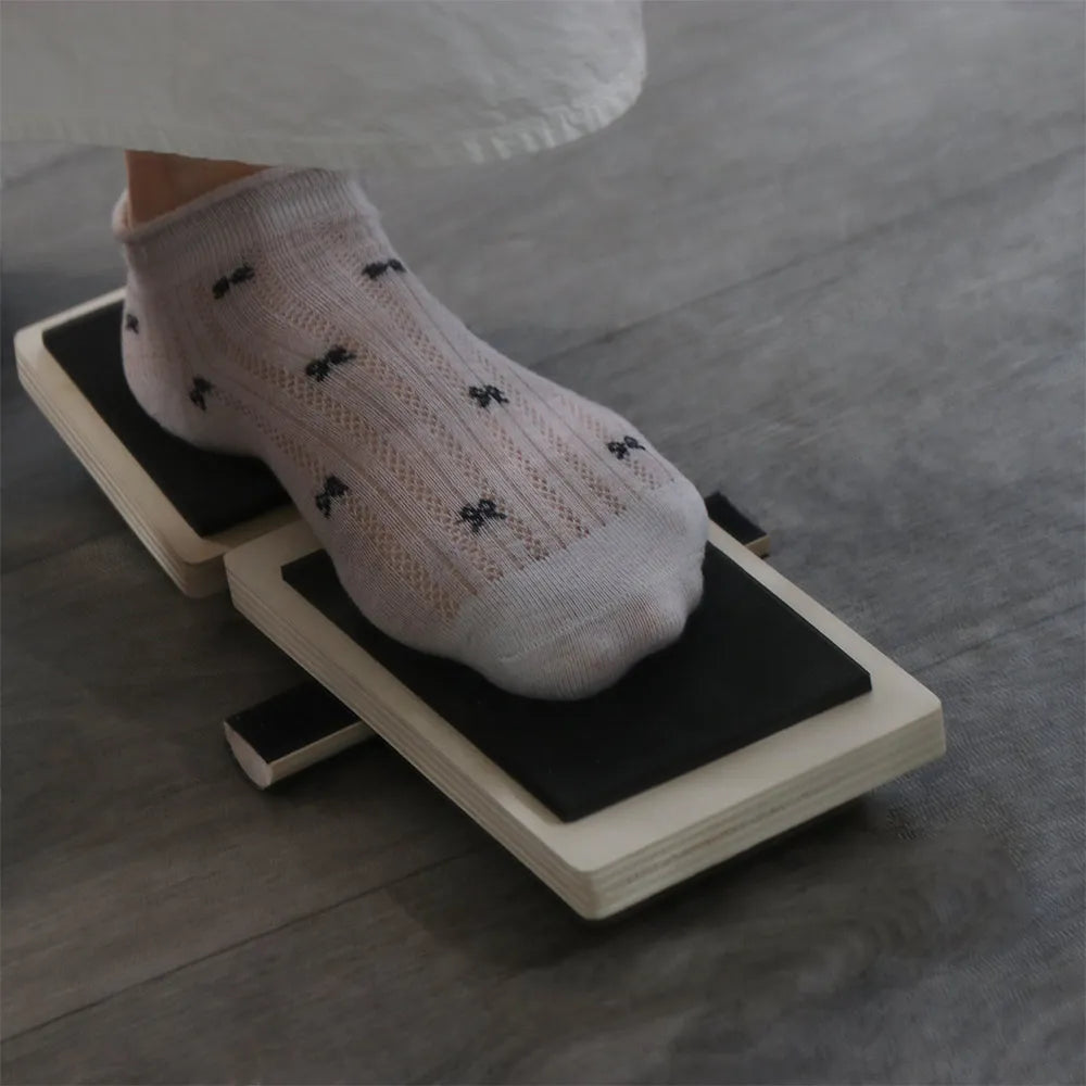 Wooden Ankle Balance Board, Single Foot Trainer