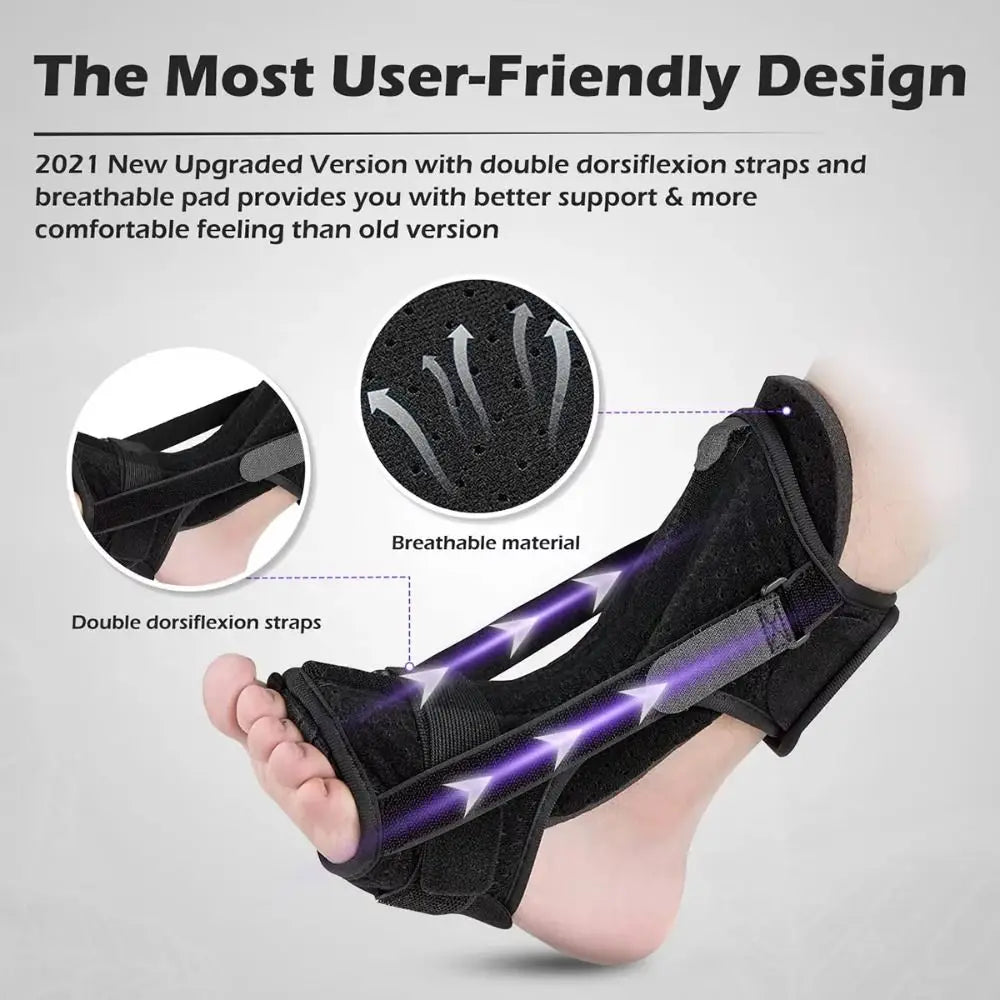 Adjustable Double-Support Foot Splint