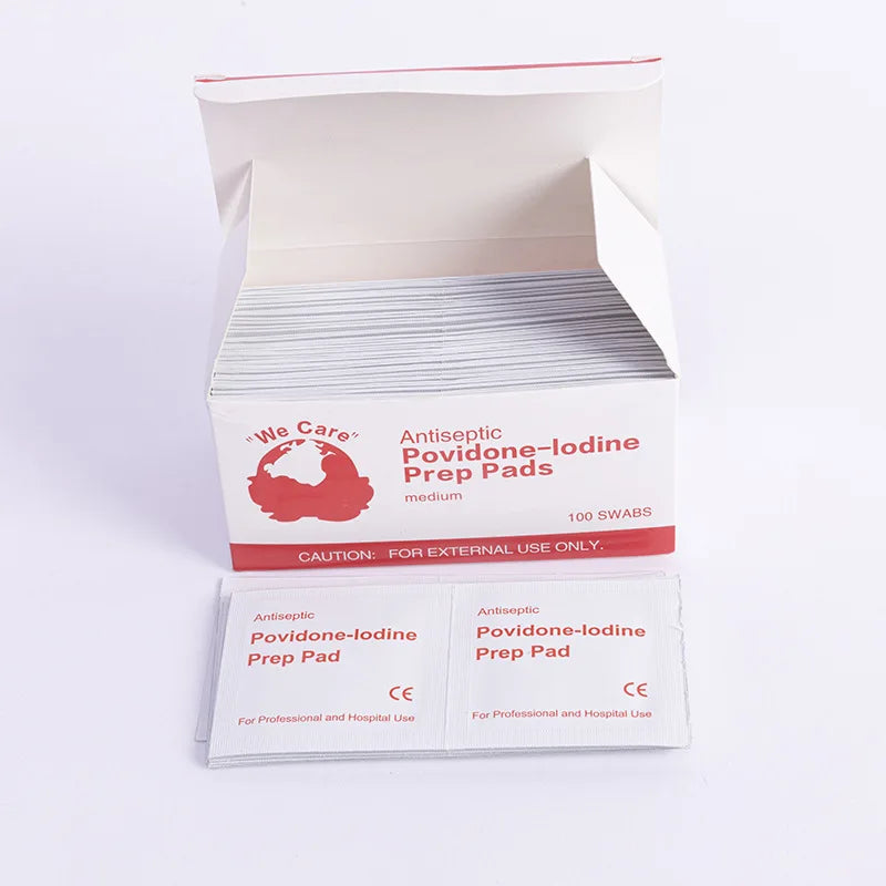 100 Povidone-Iodine Antiseptic Swabs