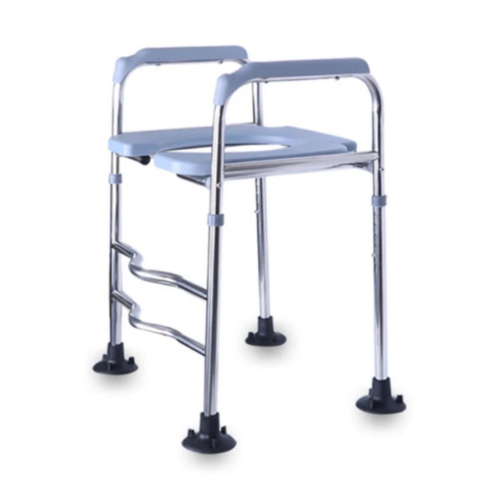 Adjustable Raised Toilet Seat with Armrests