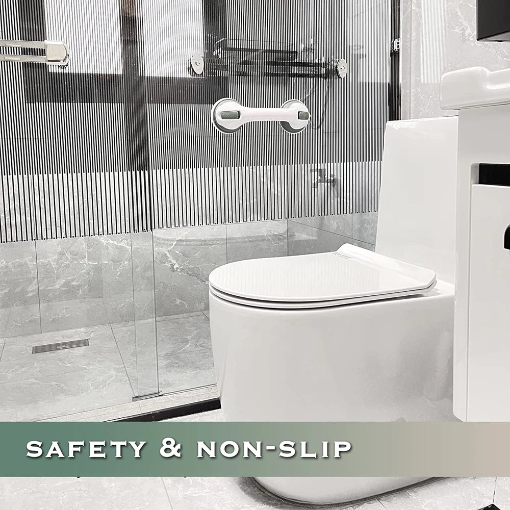 Suction-Cup Bathroom Grab Handle