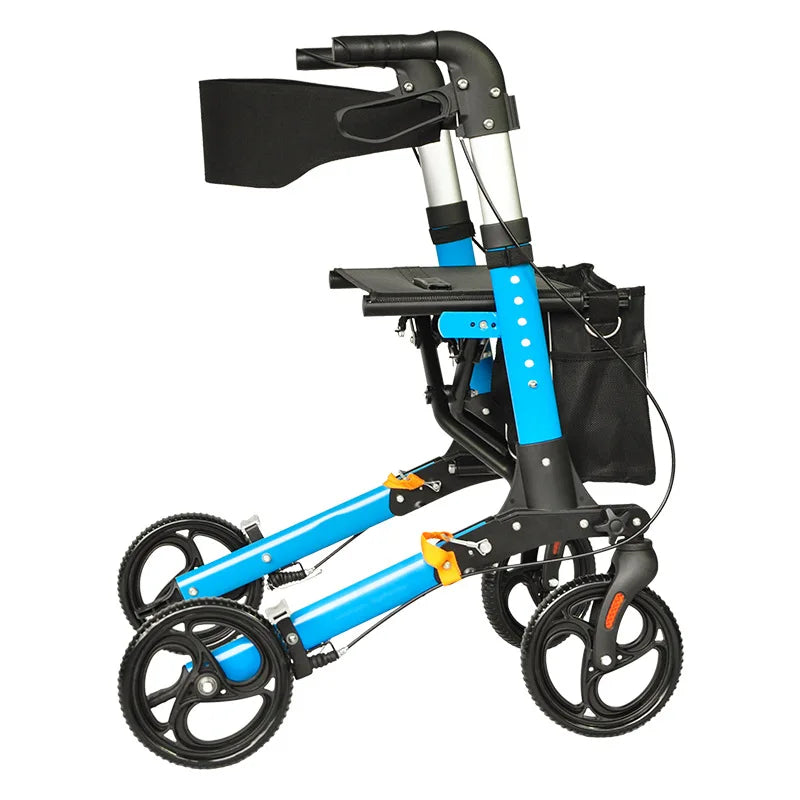 Foldable Aluminum Rollator with U-Brake