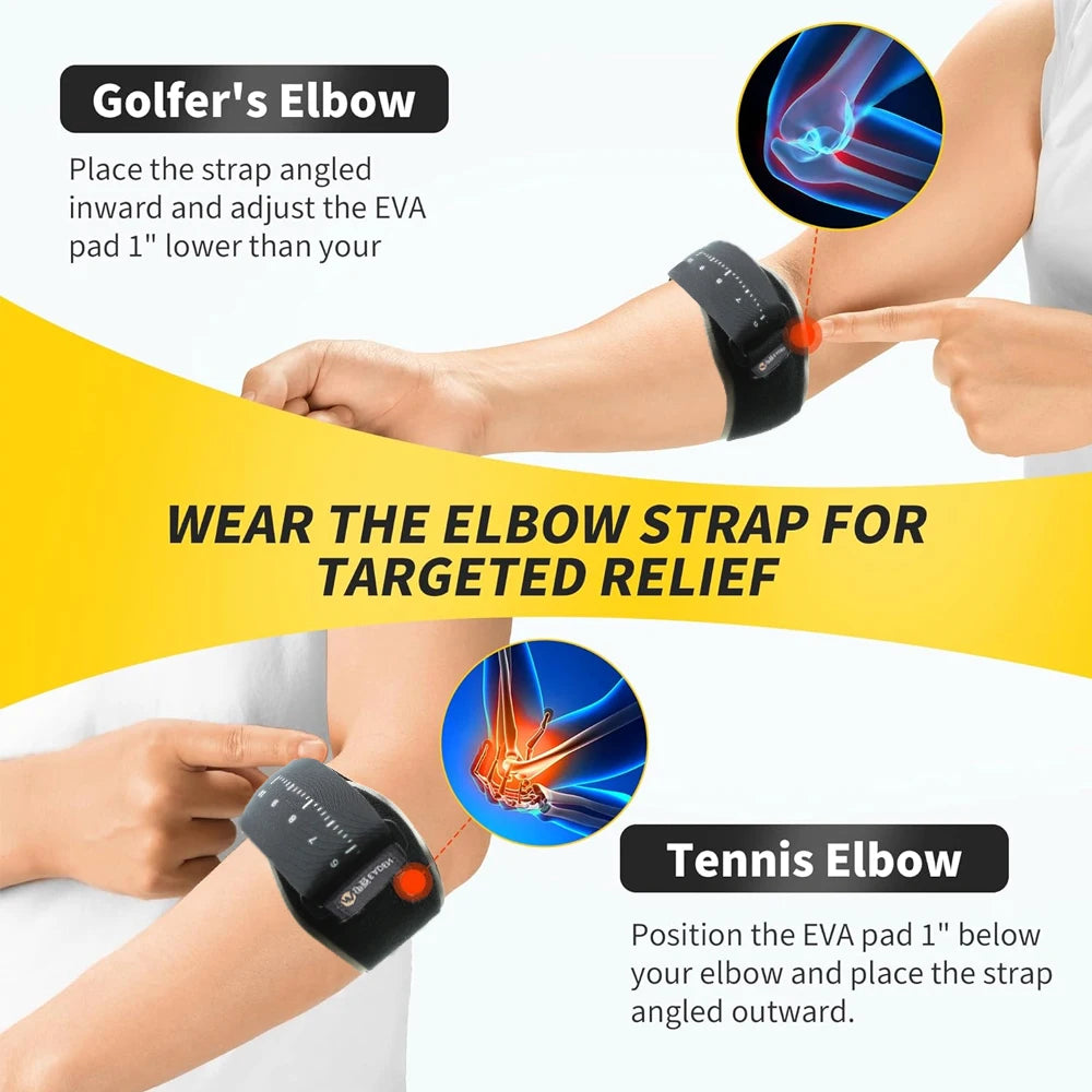 Adjustable Elbow Brace with Removable Pad