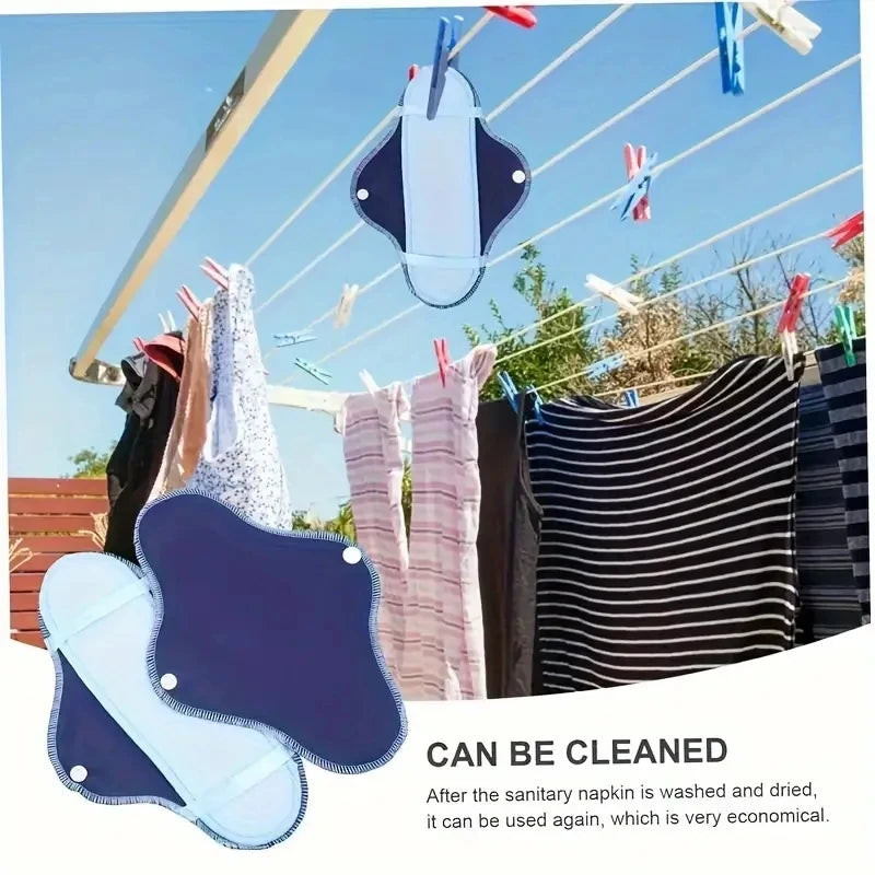 Reusable Washable Pads, Set of 8