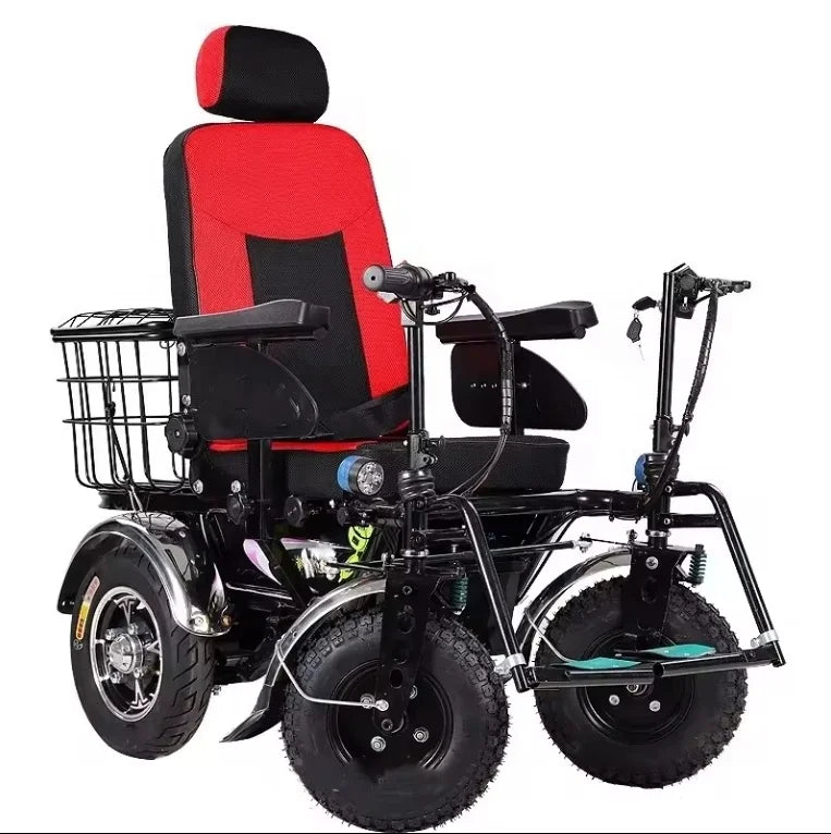 Four-Wheel Automatic Wheelchair with 150kg Capacity