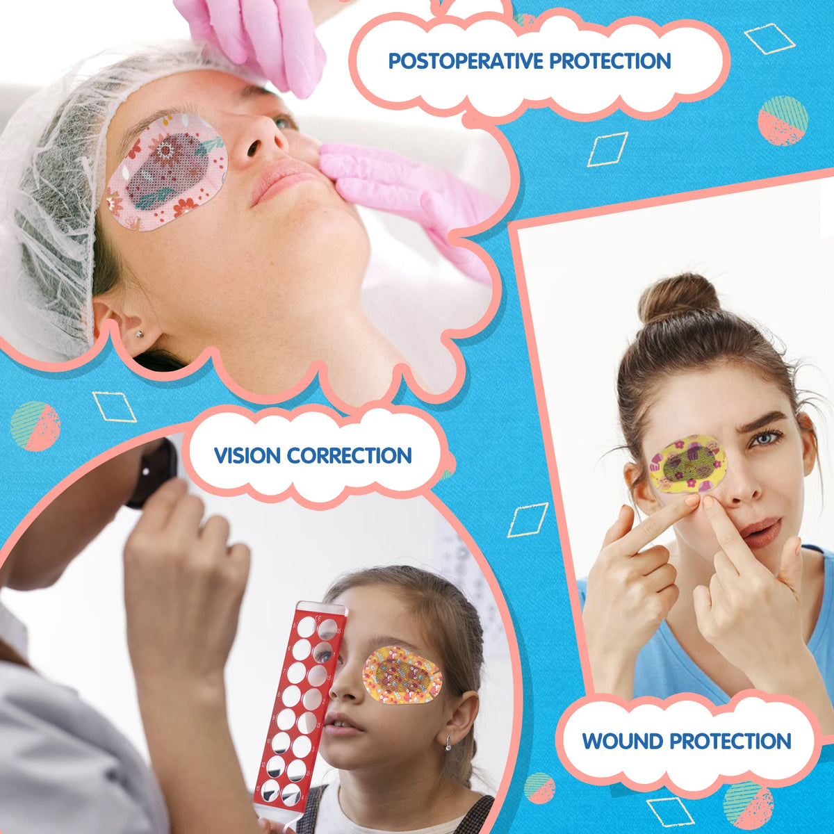 Kids' Disposable Eye Patches, 30 or 60 Count