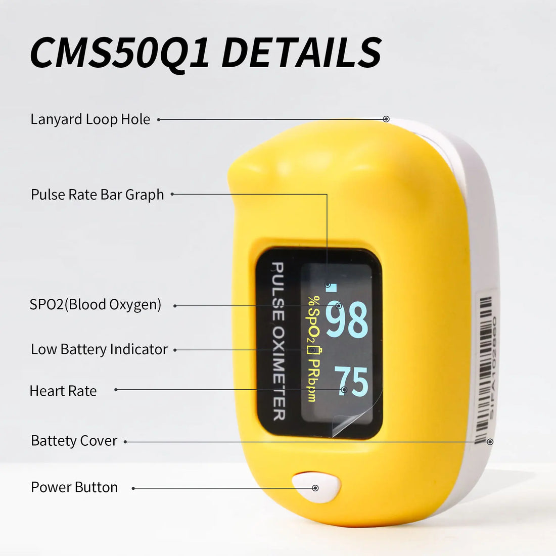 Medwell CMS50Q1 Child Fingertip Pulse Oximeter