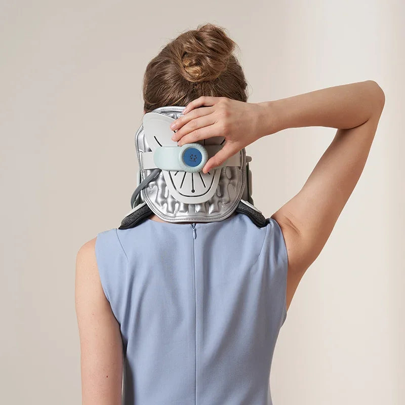 Adjustable Cervical Collar with Electric Hand Pump