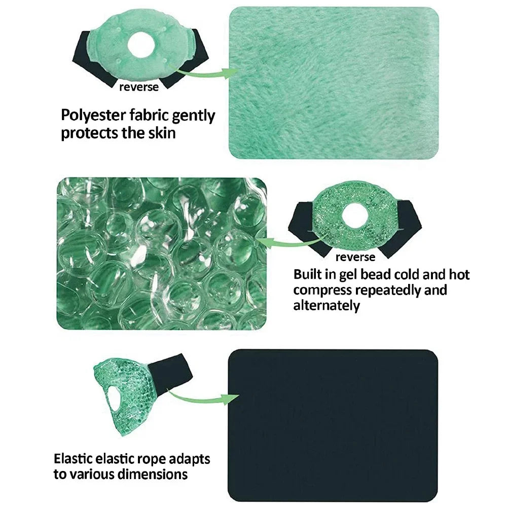 Reusable Gel Ice Wrap with Adjustable Strap