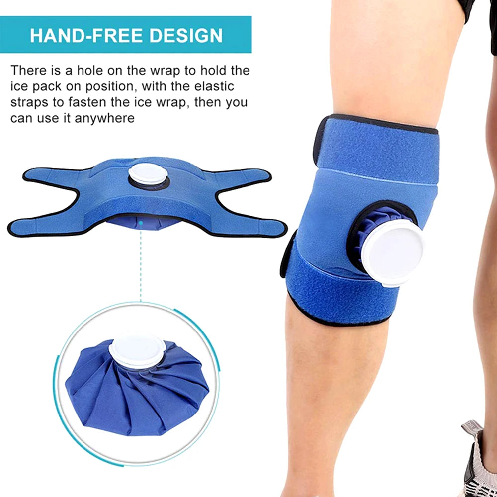 Reusable Hot and Cold Compress Holder Brace