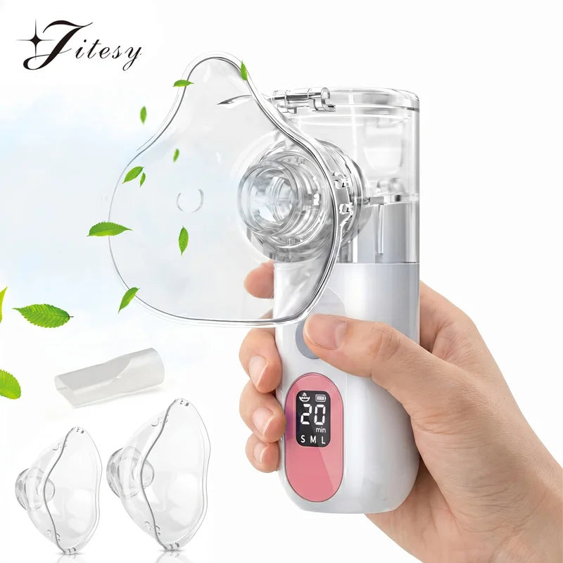 Handheld Mesh Nebulizer with LED Display