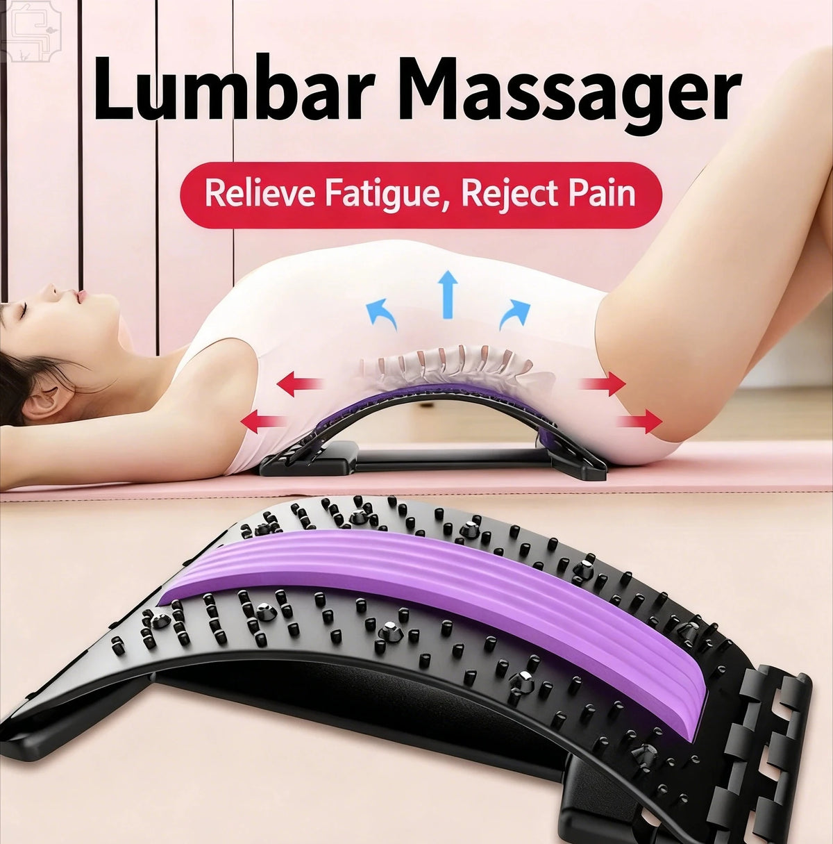 Portable Lumbar Back Stretcher