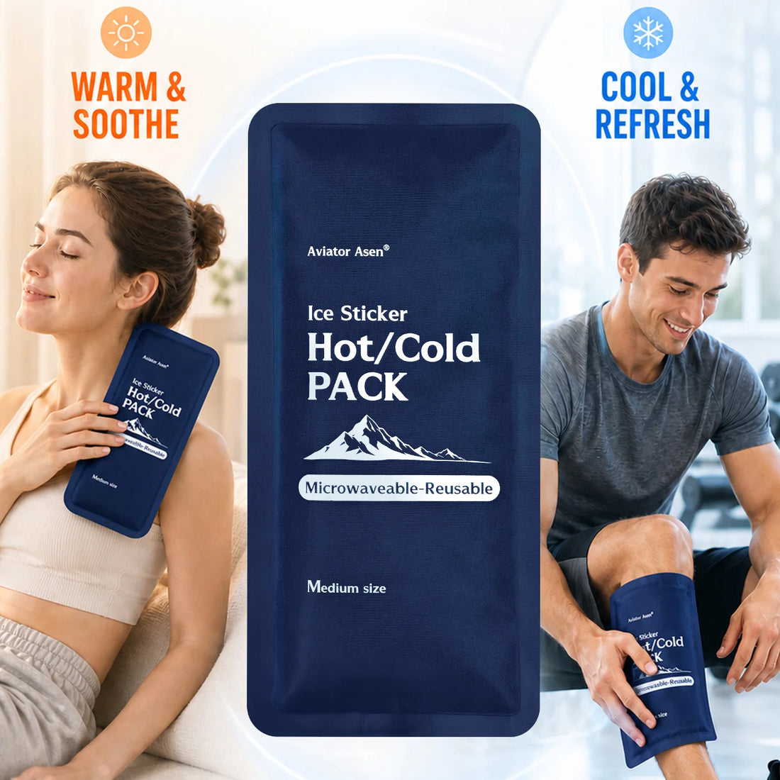 Reusable Hot and Cold Gel Wrap