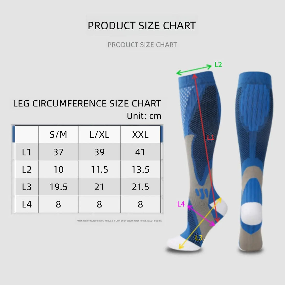 Unisex Athletic Compression Socks