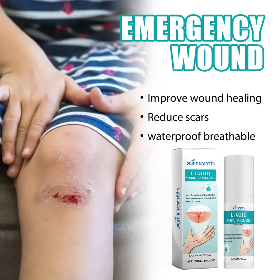 Waterproof Liquid Bandage Spray, 30 ml