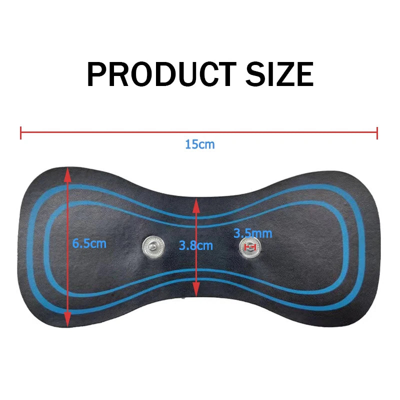 Reusable EMS TENS Electrode Pads for Neck Devices