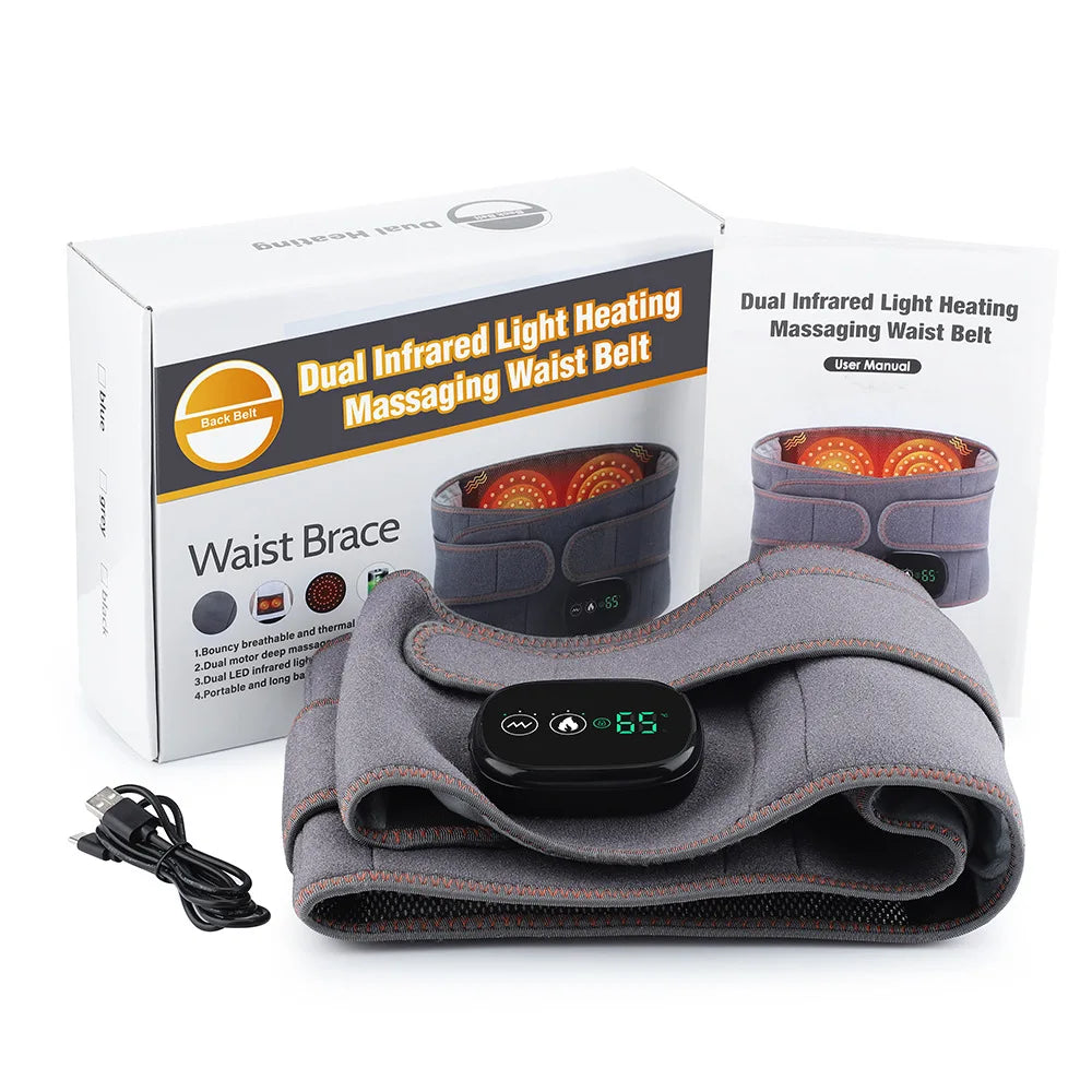 Heated Waist Massager with 3 Heat Levels
