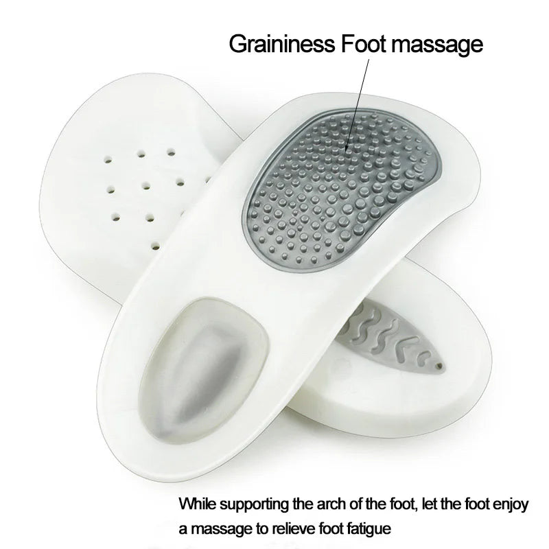 3/4-Length Arch Support Insoles for Flat Feet