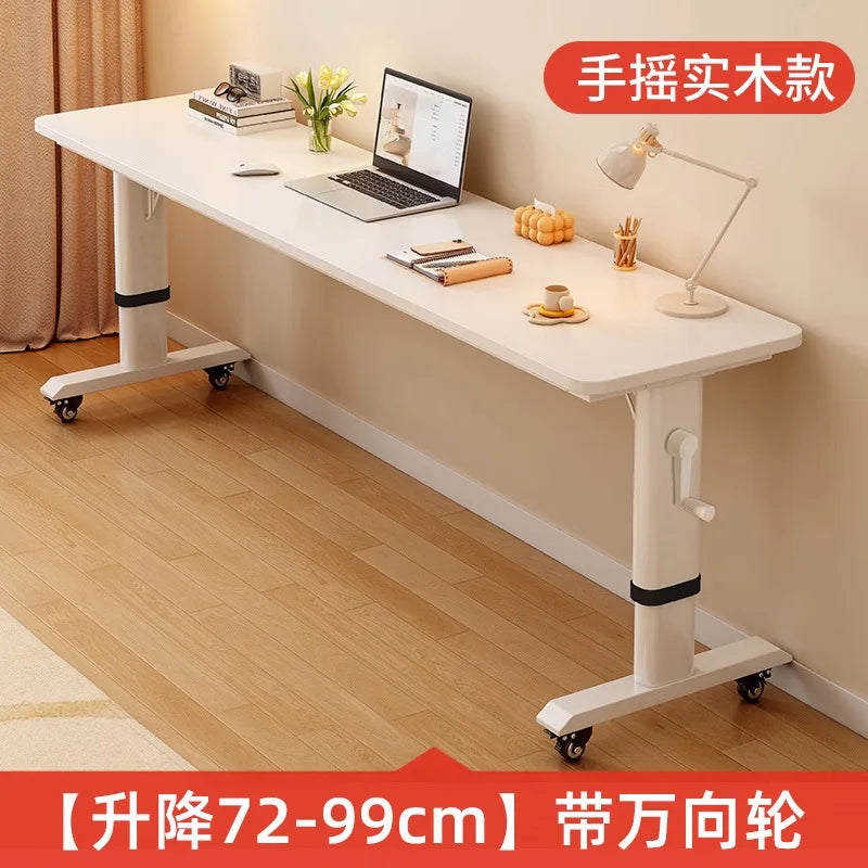Adjustable Rolling Overbed Desk