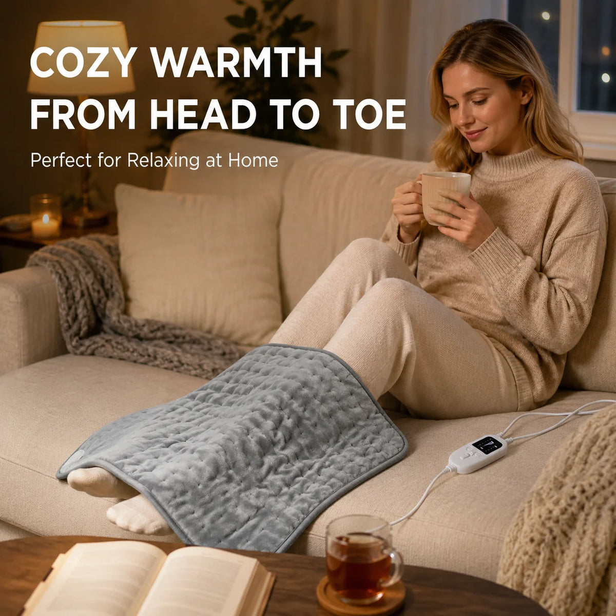Electric Heating Mat with Timer and Auto Shutoff