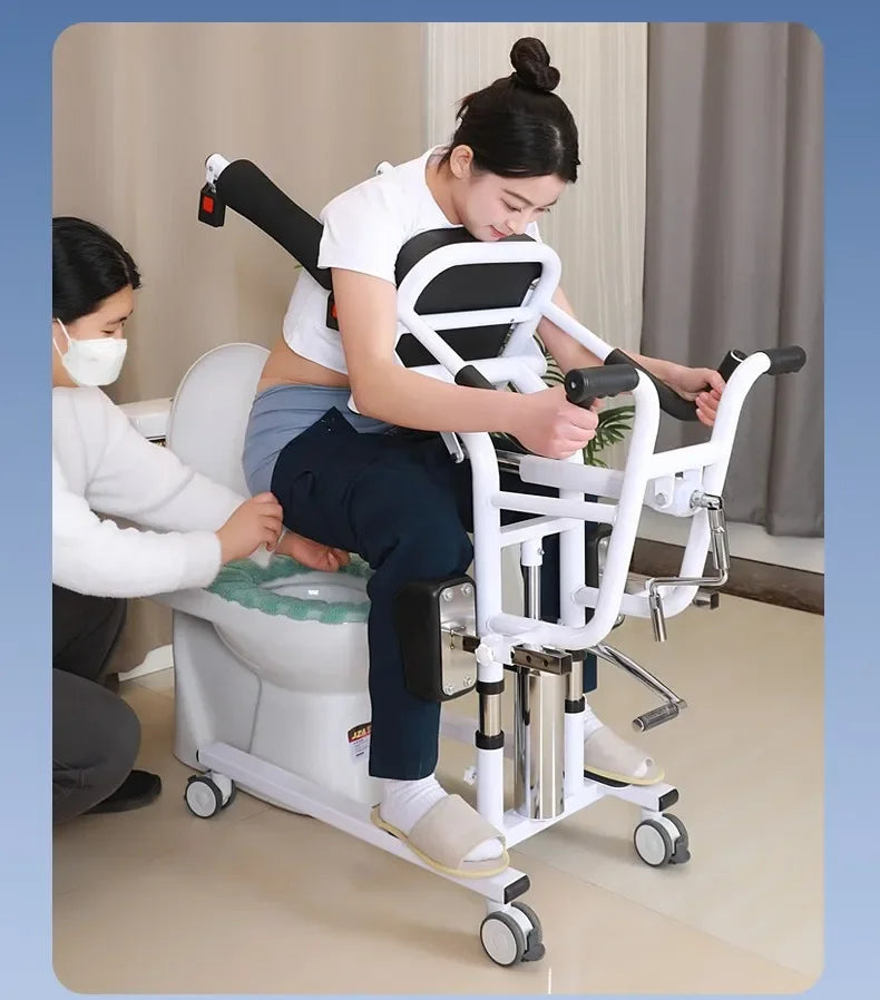 Patient Transfer Chair for Assisted Transfers