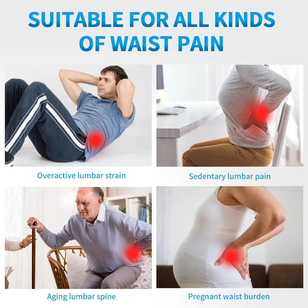 Memory Foam Lumbar Support Pillow for Chairs and Beds