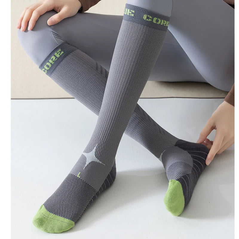 Women's Calf Compression Socks with Terry Sole