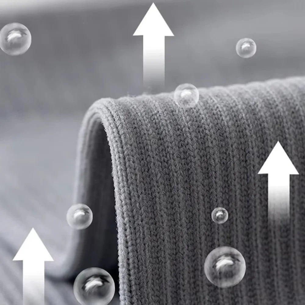 Open-Toe Cotton Compression Socks for Sports