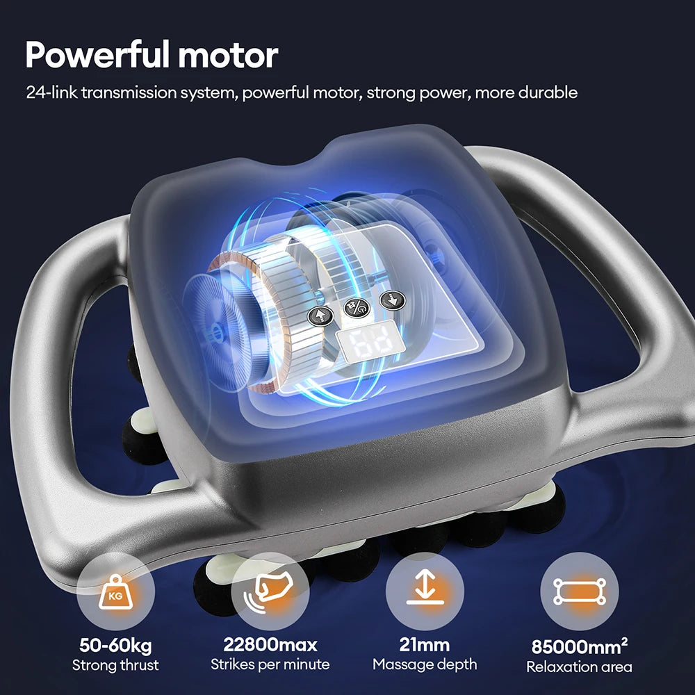 24-Head High-Frequency Vibration Massage Gun