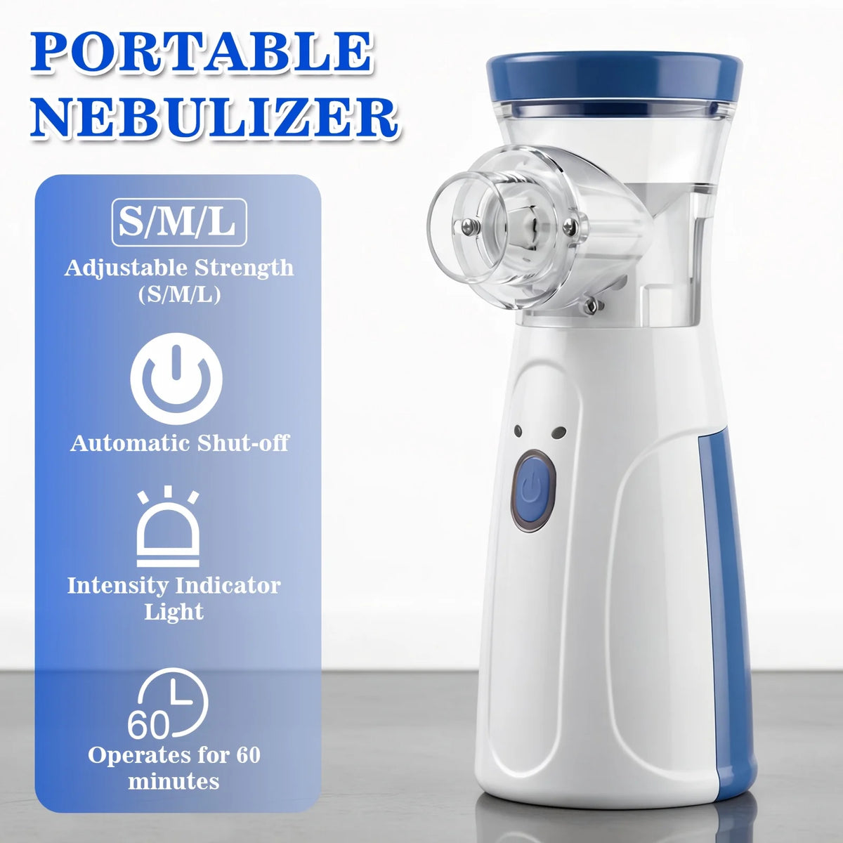 Portable Mesh Nebulizer for Adults and Children