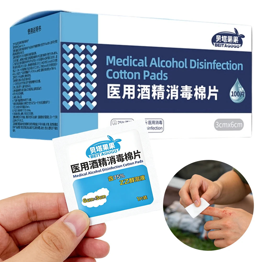 Alcohol Prep Pads, 70%–80% Alcohol