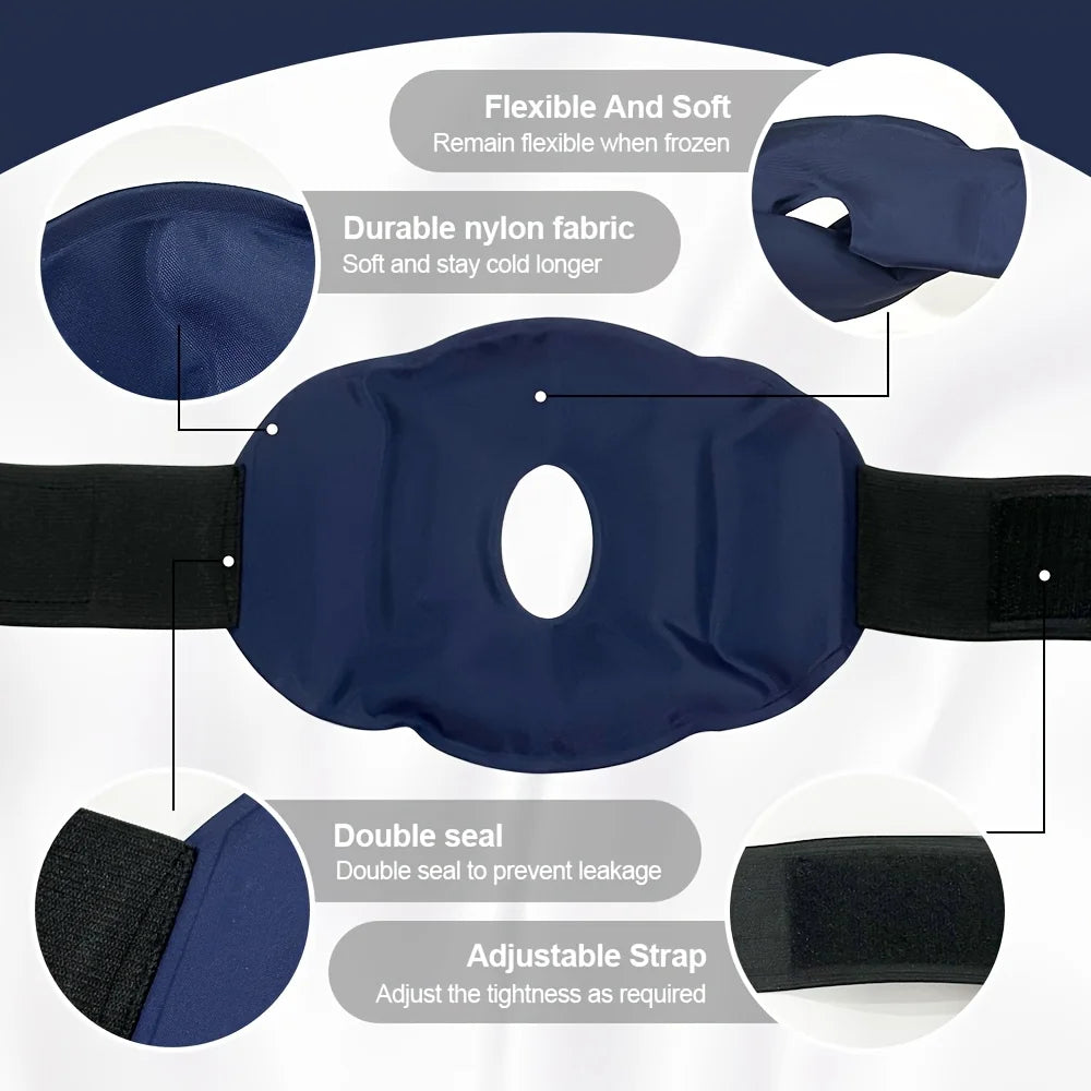 Reusable Adjustable Knee Ice Pack Wrap