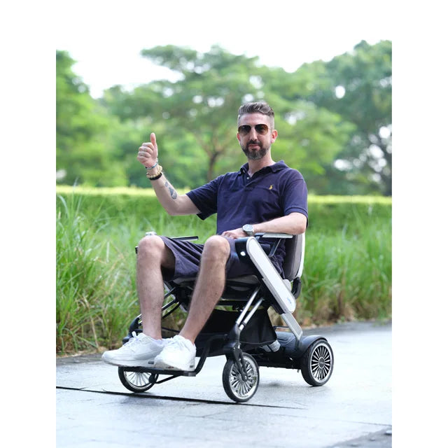 Foldable Electric Wheelchair for Travel