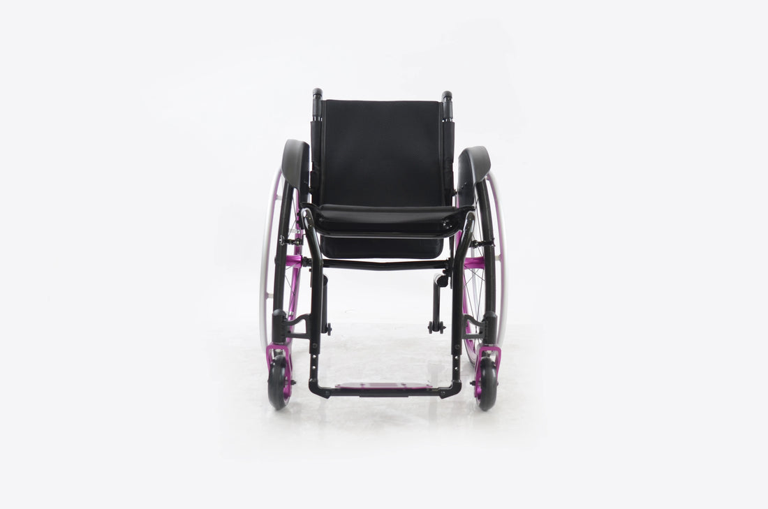 Lightweight Folding Manual Wheelchair with Adjustable Backrest