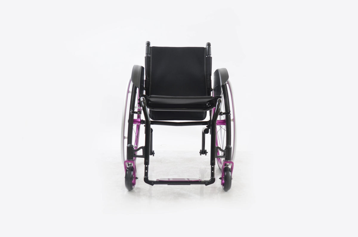 Lightweight Folding Manual Wheelchair with Adjustable Backrest