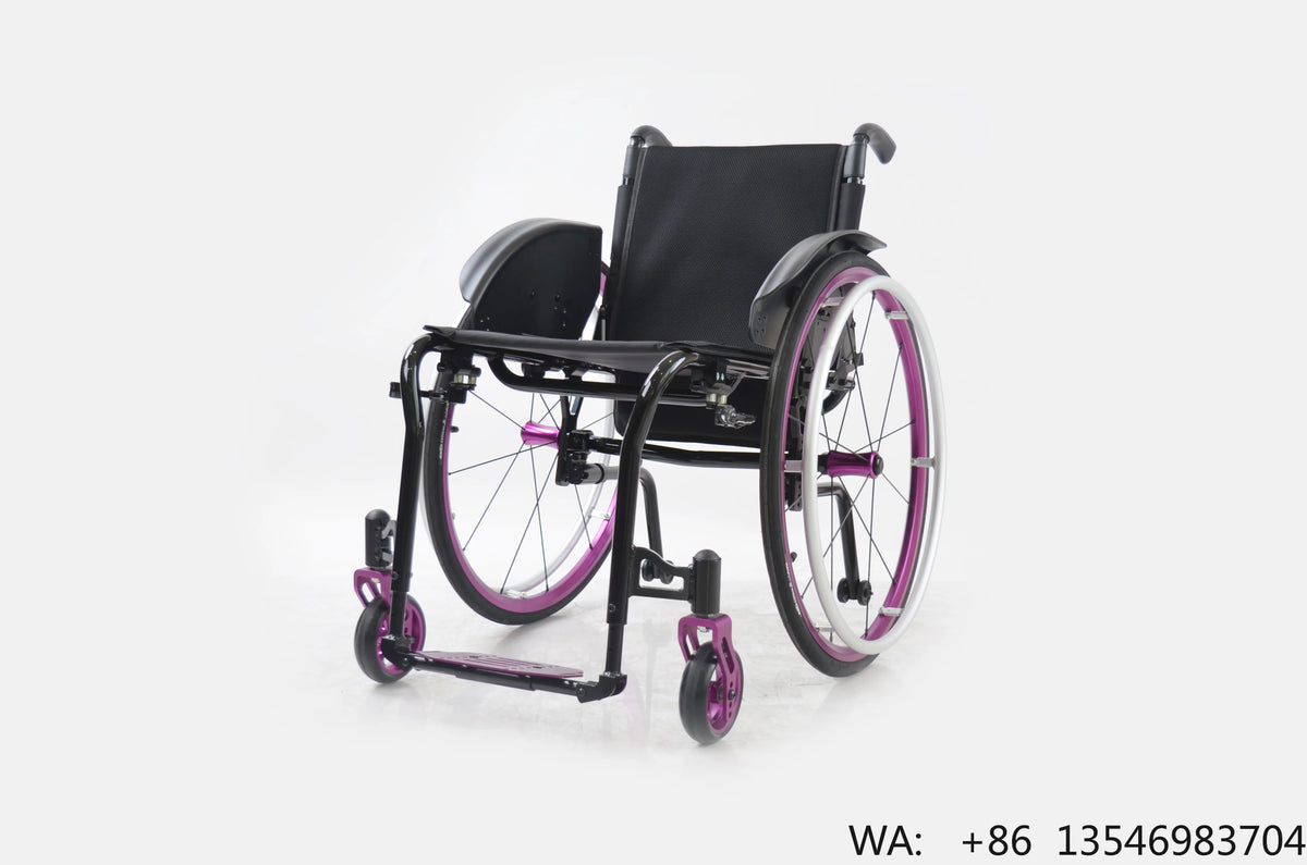 Foldable Manual Wheelchair with Adjustable Backrest