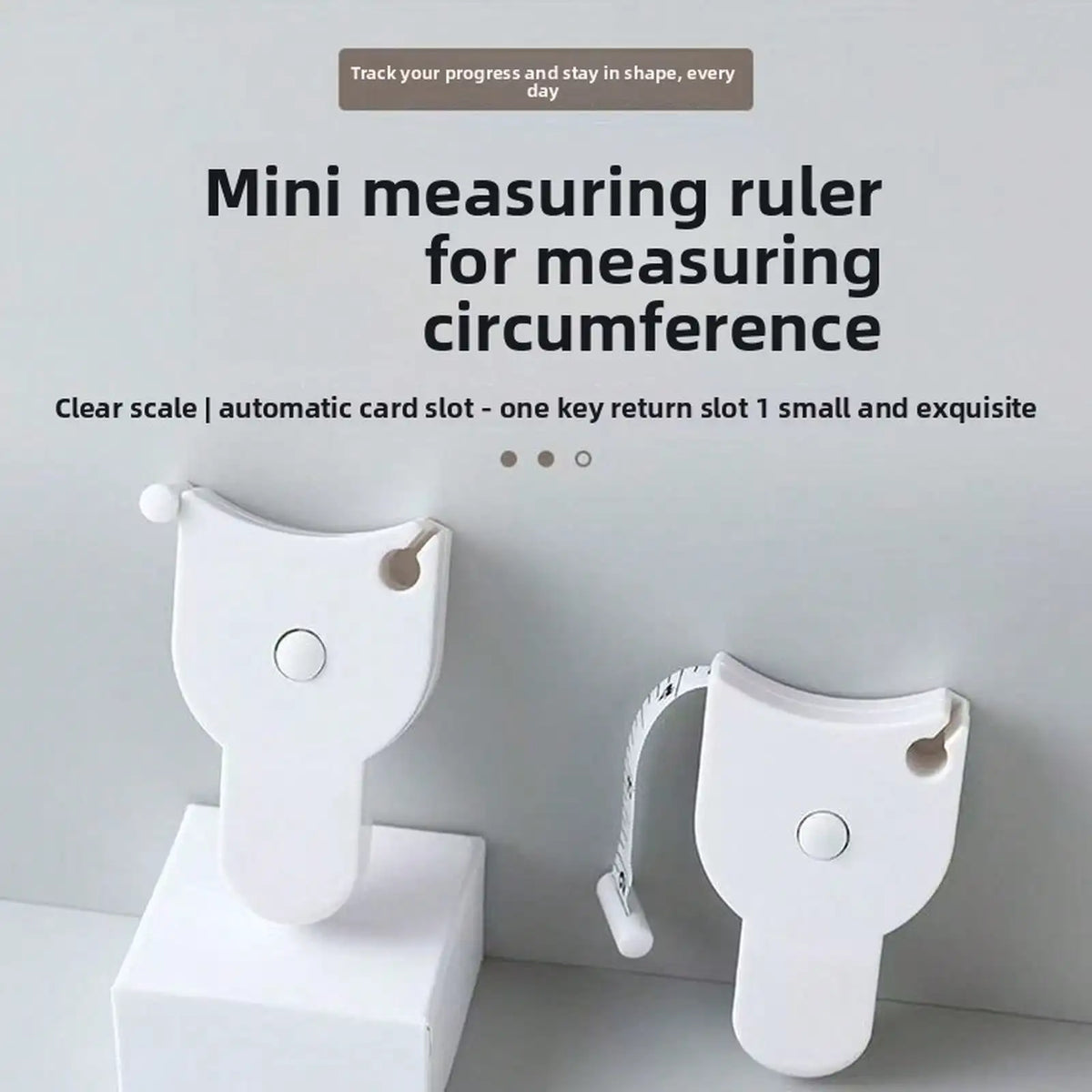 Retractable Body Measuring Tape for Waist, Chest and Arms
