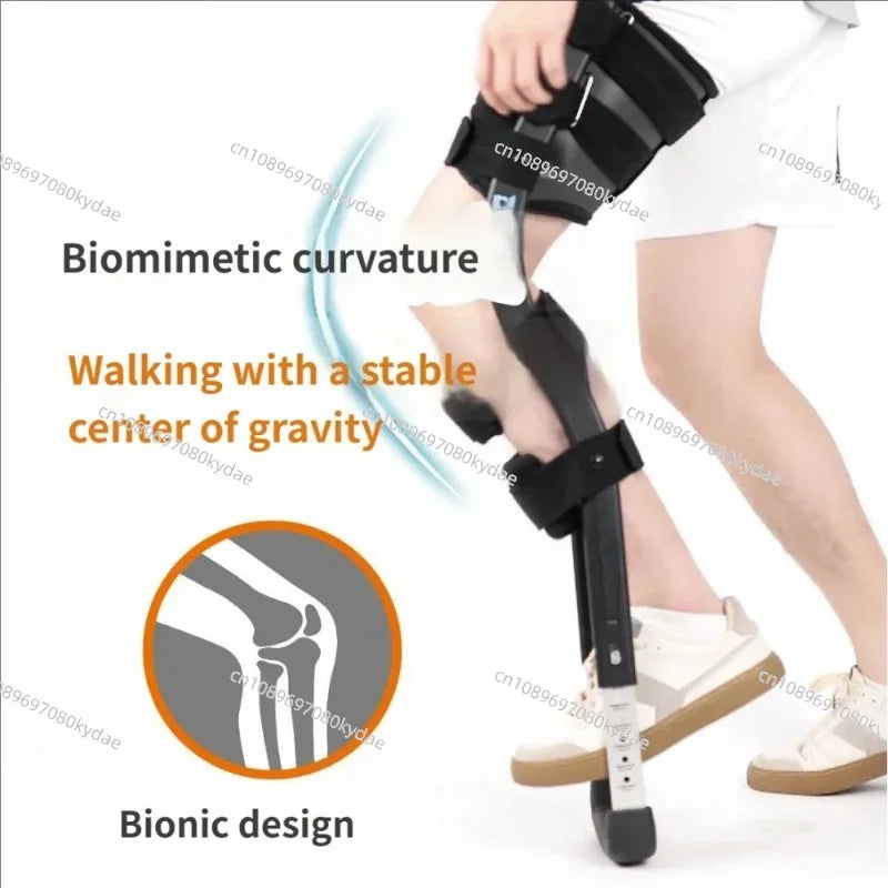 Telescoping Single-Leg Hands-Free Walking Aid