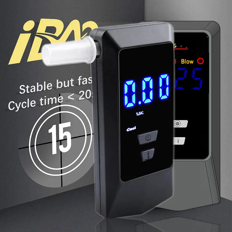 Rechargeable Digital Alcohol Breath Tester, CE Certified