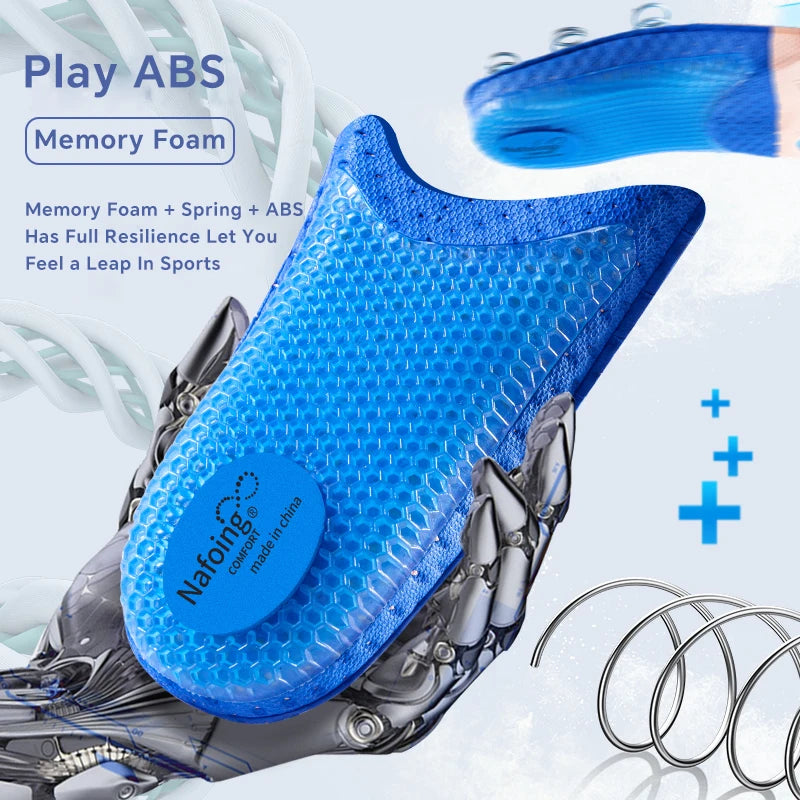 Shock-Absorbing Arch Support Insoles for Shoes