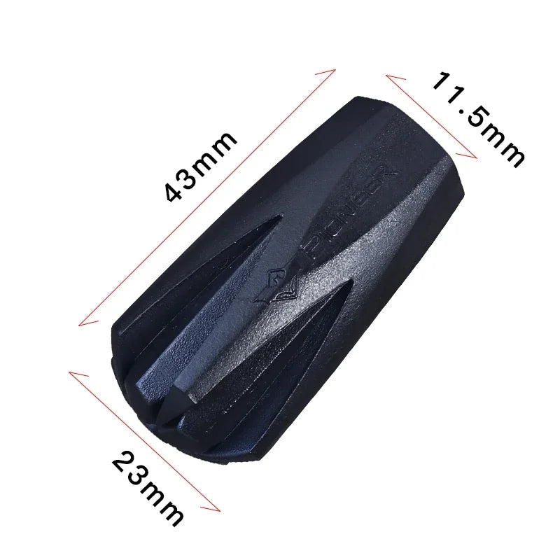 Replacement Rubber Tips for Trekking Poles and Walking Canes, 4 Pcs