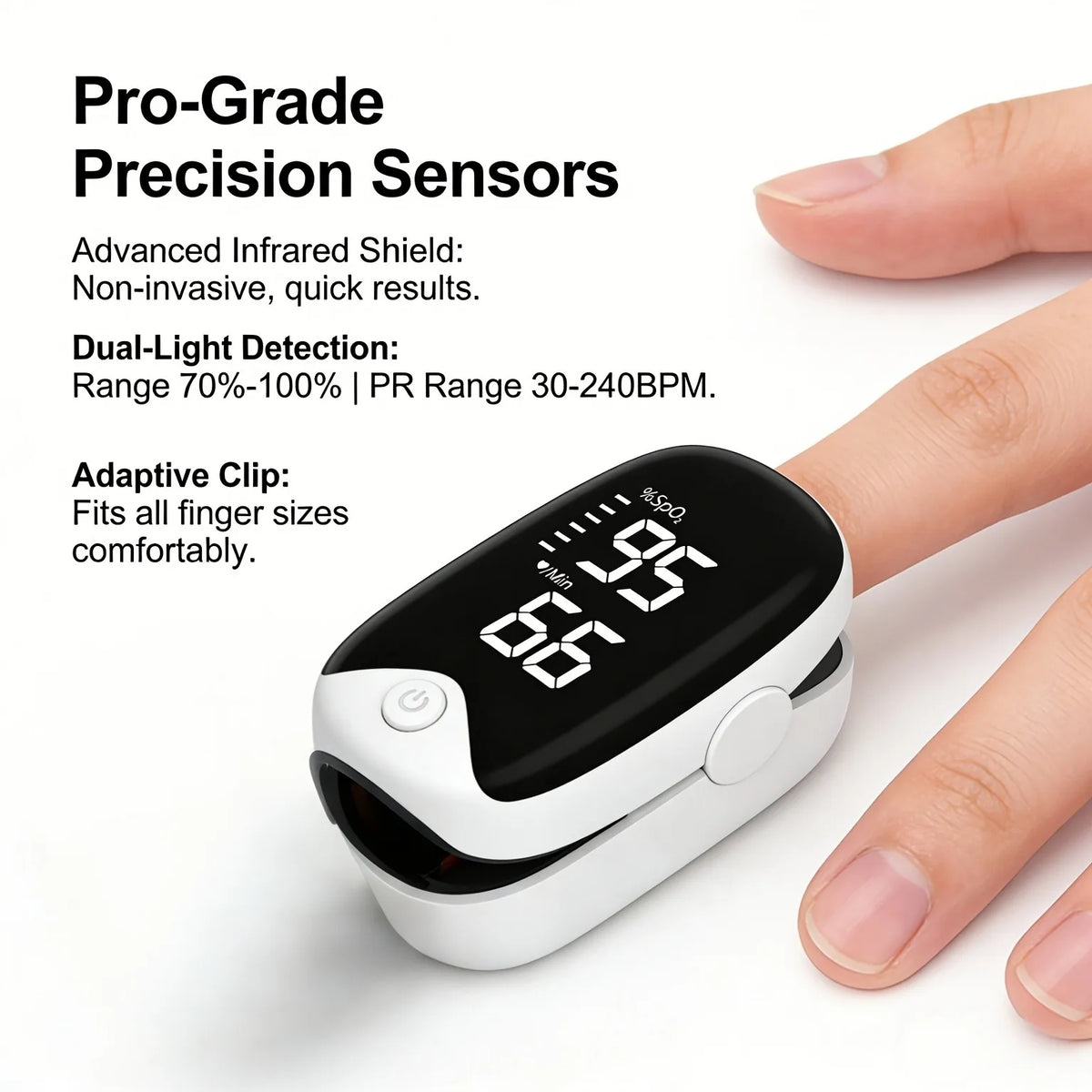 Fingertip Pulse Oximeter with OLED Display