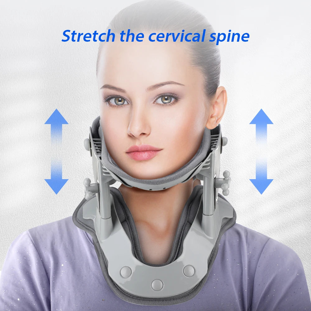 Inflatable Neck Support with Warming and Vibration