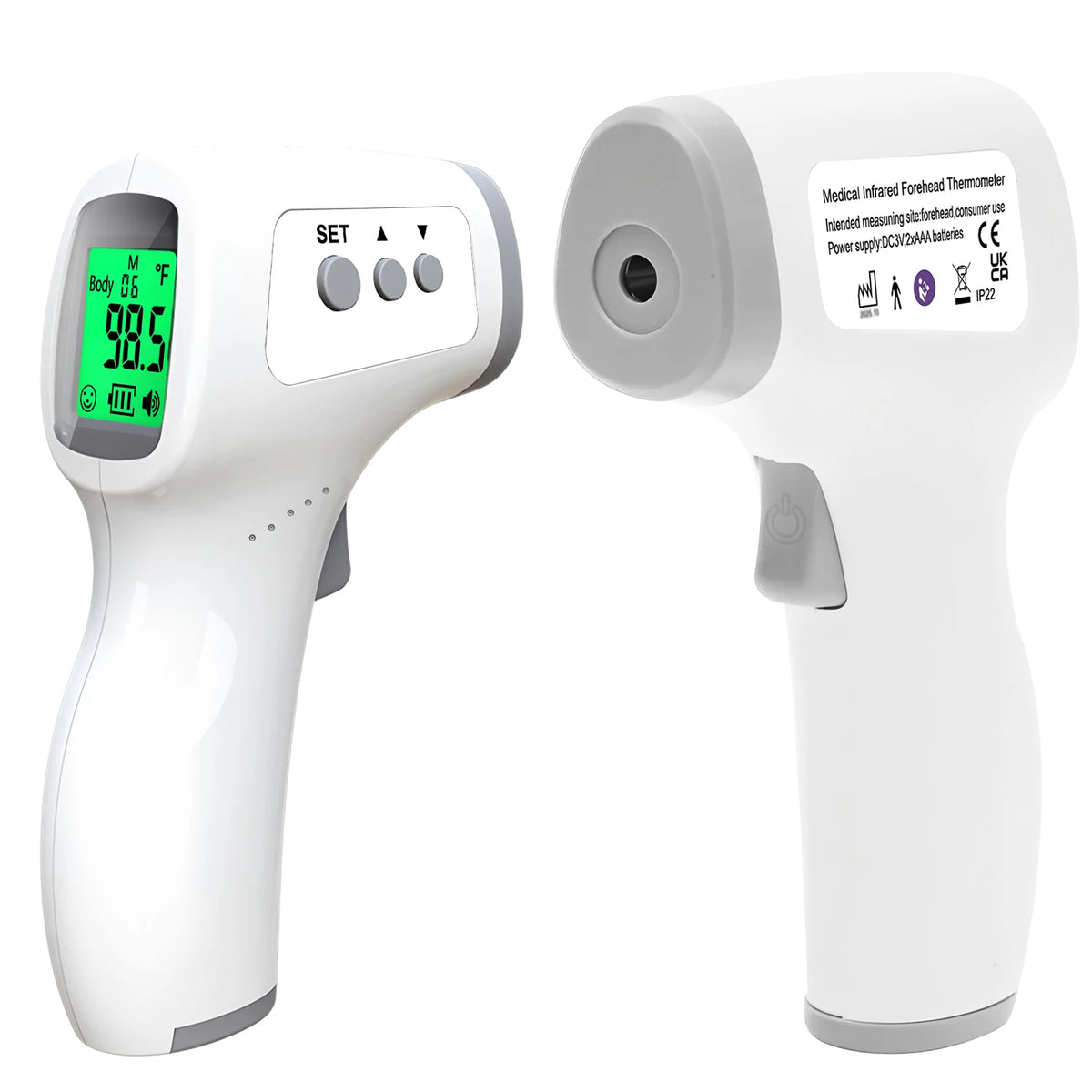 Non-Contact Ear Thermometer and Oximeter Set