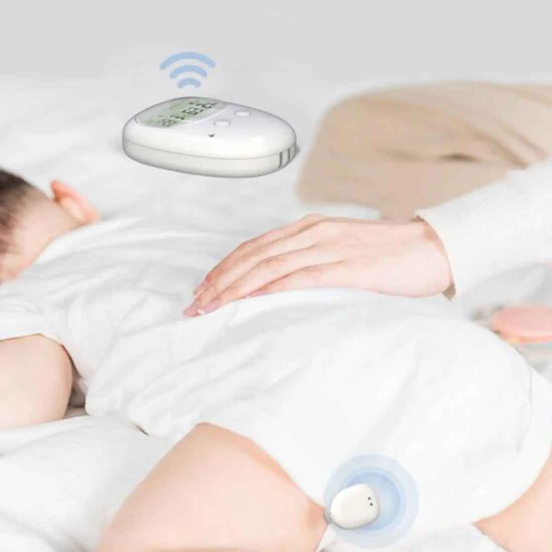 Bedwetting Sensor Alarm with Sound and Vibration