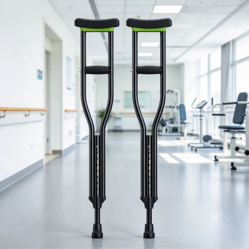 Adjustable Aluminum Underarm Crutches