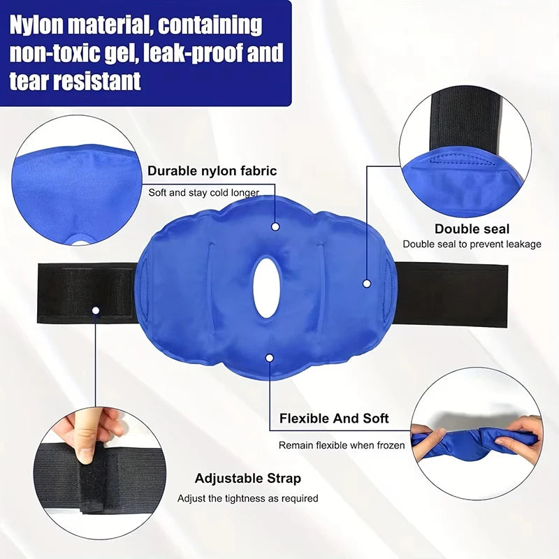 Reusable Knee Ice Pack Wrap for Cold Therapy