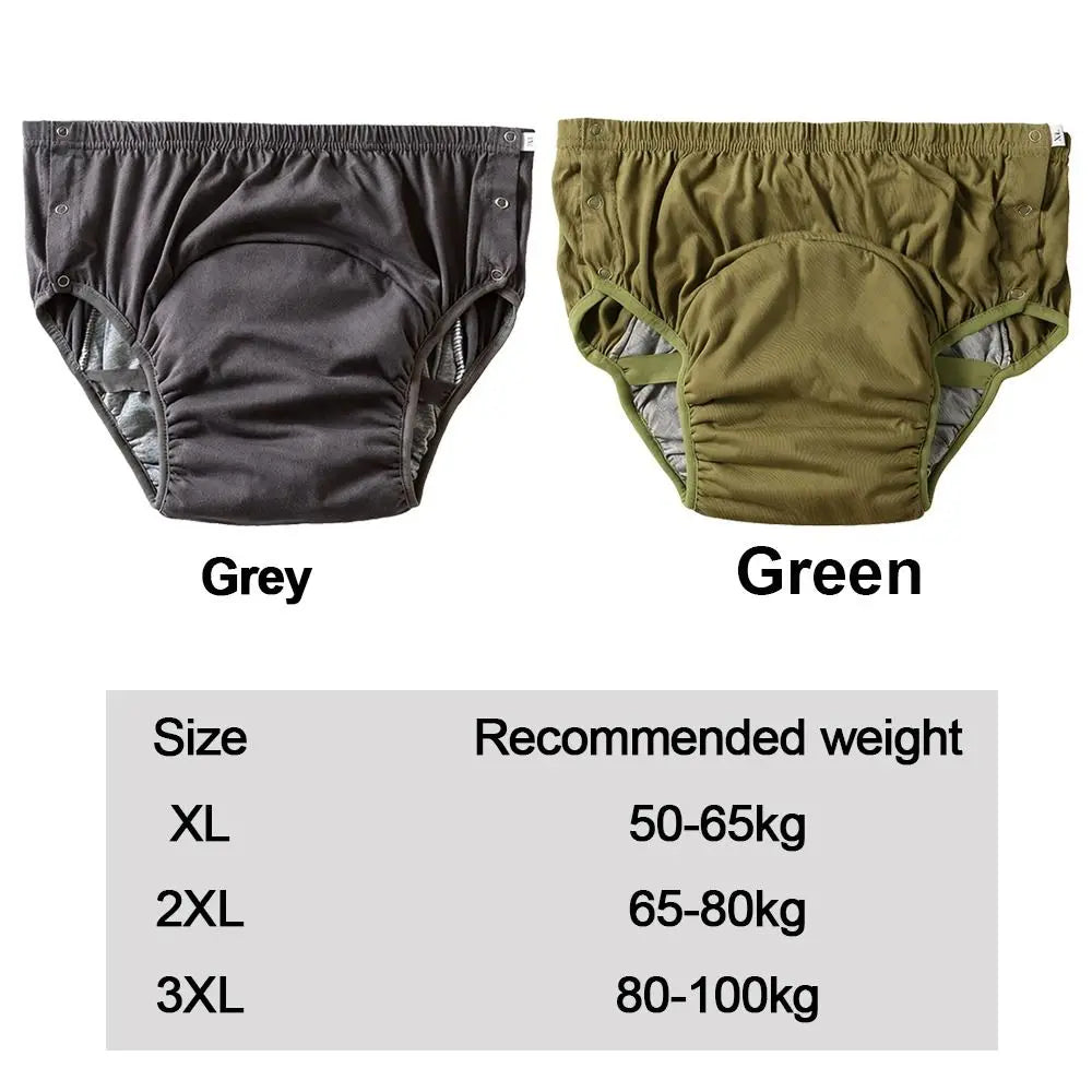 Reusable Cotton Adult Incontinence Underwear
