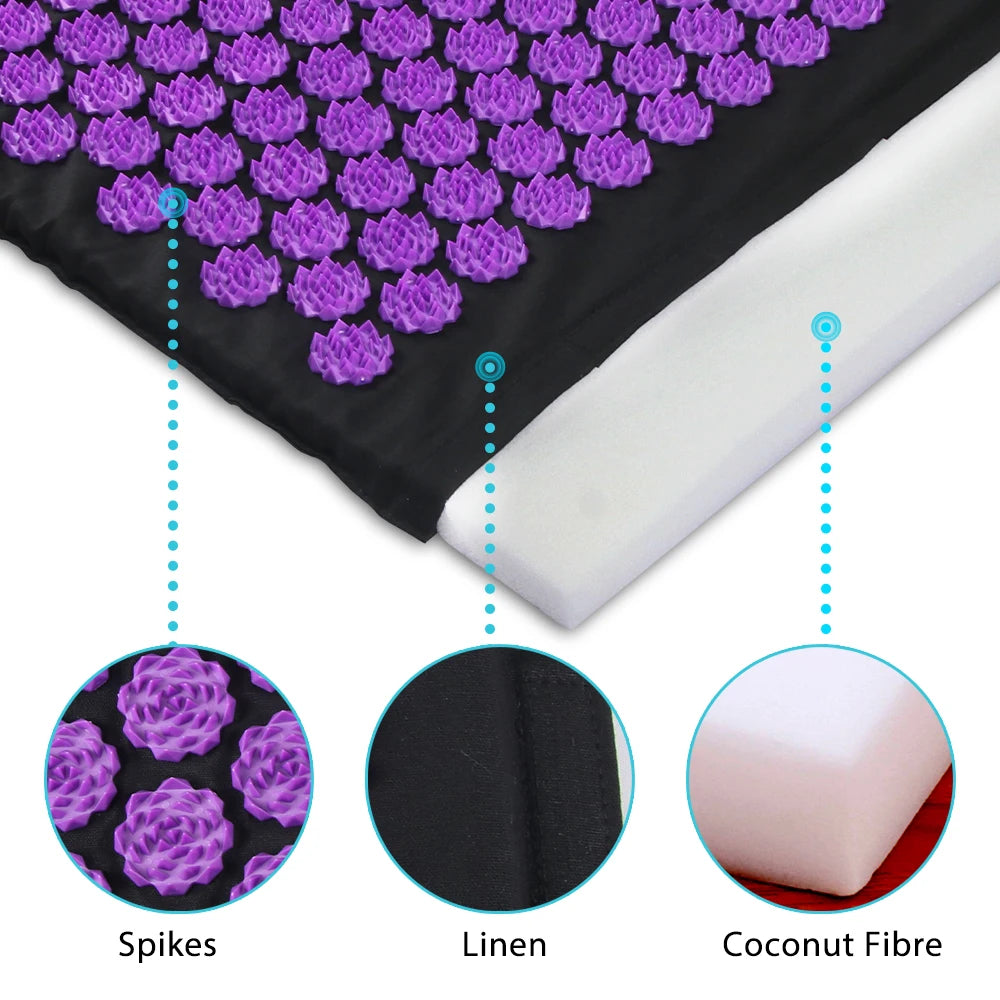 Acupressure Mat and Cushion for Body Use