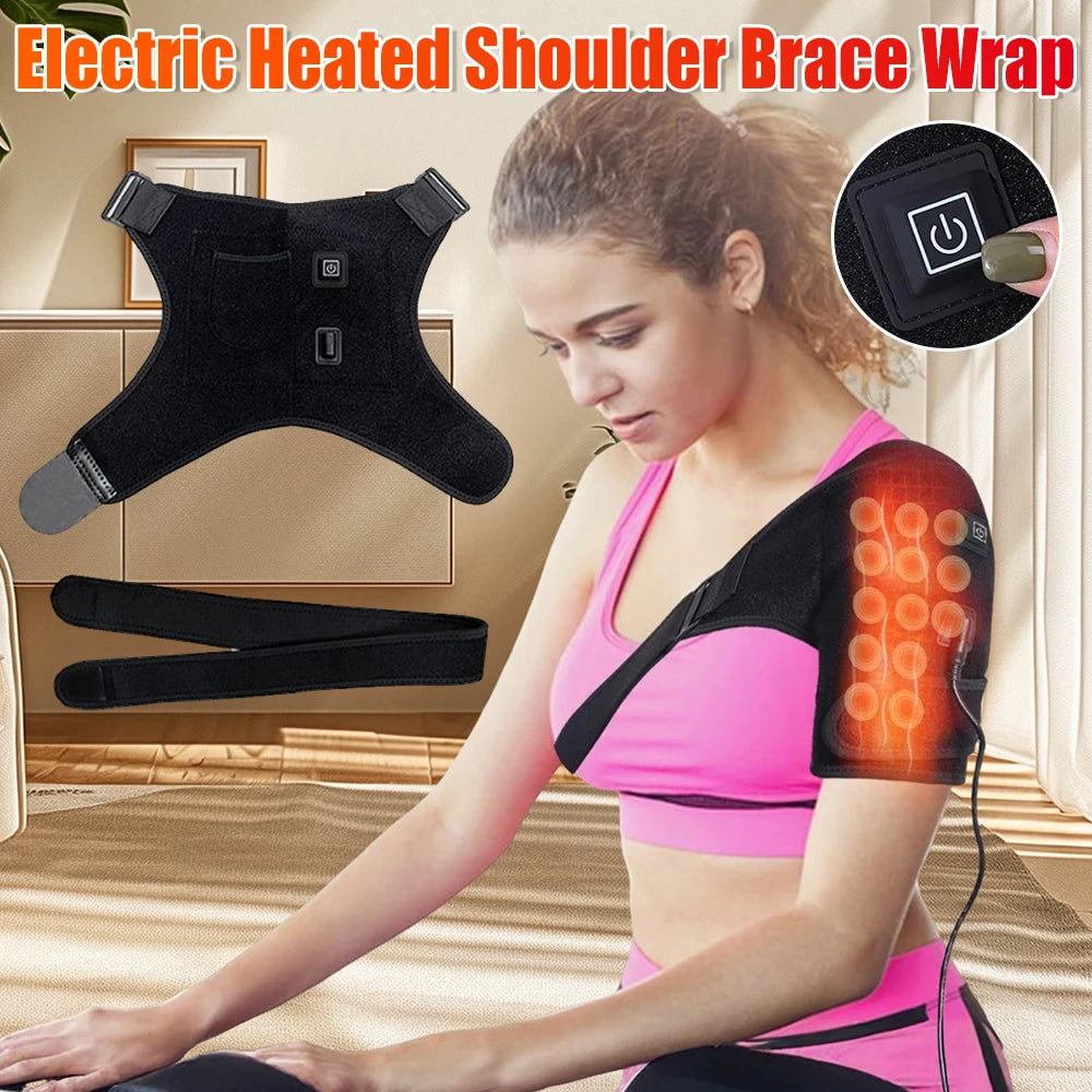 Heated Shoulder Wrap with 3 Heat Levels